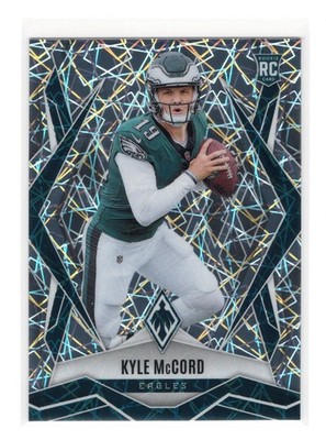2025 Panini Phoenix Kyle McCord #173 (RC) Lazer Philadelphia Eagles