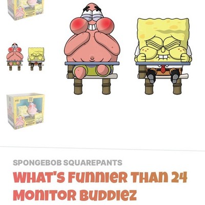 YouTooz * What s Funnier Than 24 *  Monitor Buddiez * Spongebob SquarePant * NEW