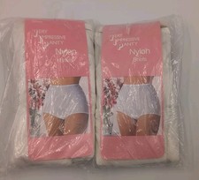 NEW LOT OF 2 - Vintage Sears Very Impressive Panty Nylon Briefs 3-Pack Size 6