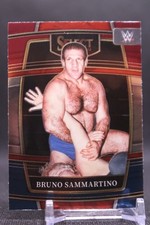 Bruno Sammartino #95 2022 Panini Select WWE Red and Blue