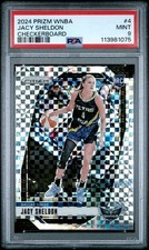 2024 PANINI PRIZM WNBA JACY SHELDON #4 CHECKERBOARD PRIZM PSA 9