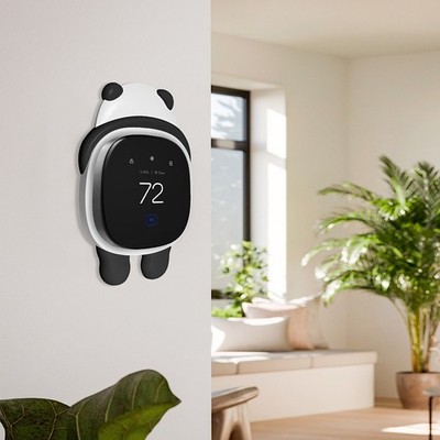 Für Ecobee Smart Thermostat Montageset ABS Halterung mit Ankern und Schrauben