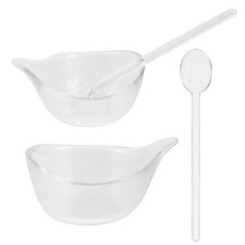  1 ensemble de bols mélangeurs pour masques faciaux : cuillère réutilisable pour