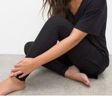 SOMA COOL NIGHTS  + DAYS LEGGING SET Medium M Black NWT New With Tags