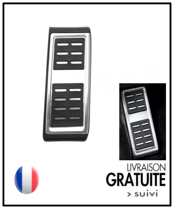 Repose-pied antidérapant en aluminium pour Audi A3 et Leon contre l'usure