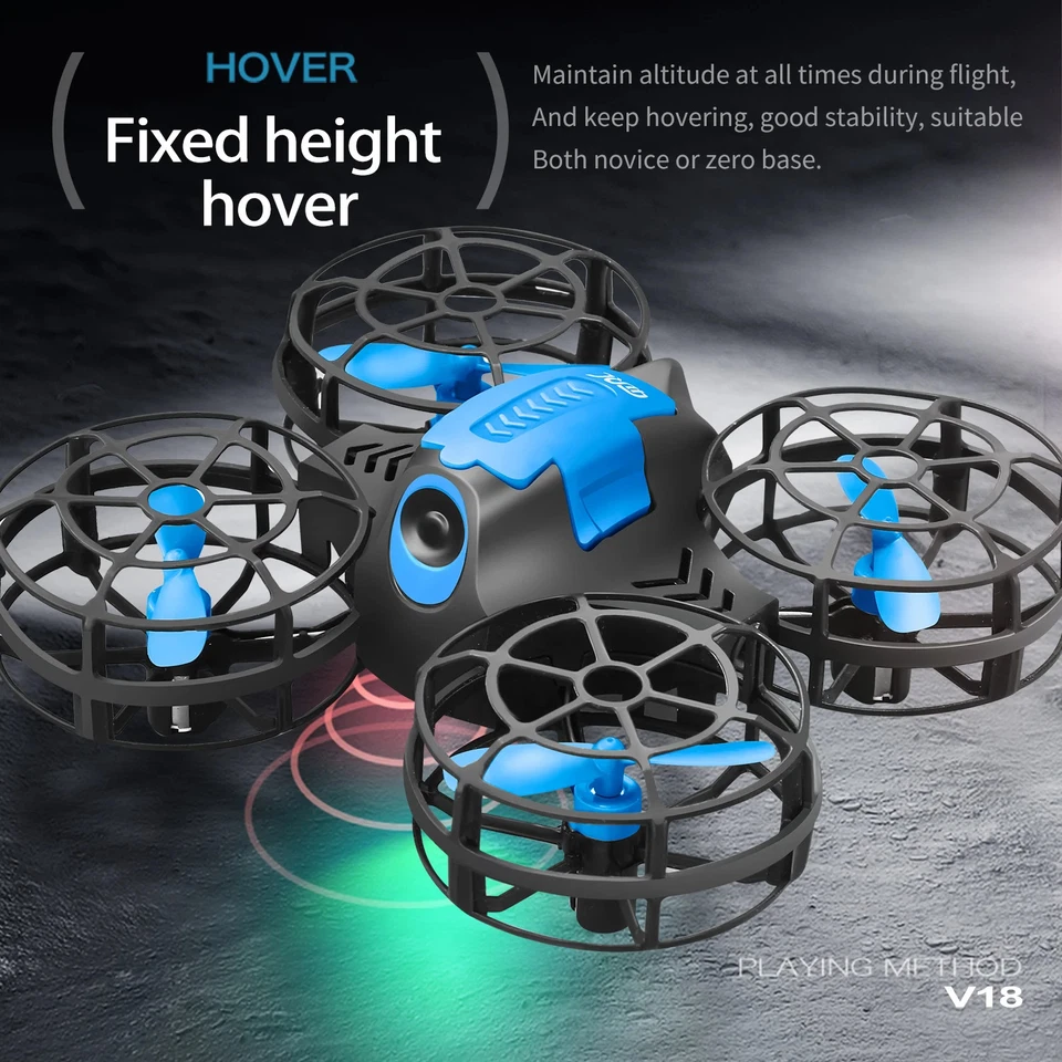 Mini Drone 3D Flip Headless Mode Drones Air Pressure RC Quadcopter Drone Toy - Image 2 of 4