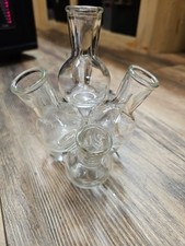 Vintage Plant Propagation Station 7 Tubes Glass Beaker Vase
