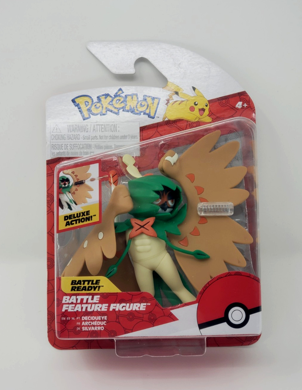 Pokemon Battle Feature 5&rdquo; Figure Decidueye Jazwares 2023