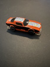 TYCO Chevrolet Camaro Slot Less CAR Command Control Orange Lights Works