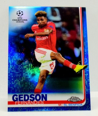 2018-19 Topps Chrome UCL UEFA #13 Gedson Fernandes  Blue Refractor /150