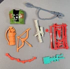 Vtg TMNT Teenage Mutant Ninja Turtles WEAPONS parts LOT 1990's Toon Shredder ++