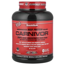 Carnivor, Bioengineered Beef Protein Isolate, Fruity Cereal, 3.8 lbs 1,736 g