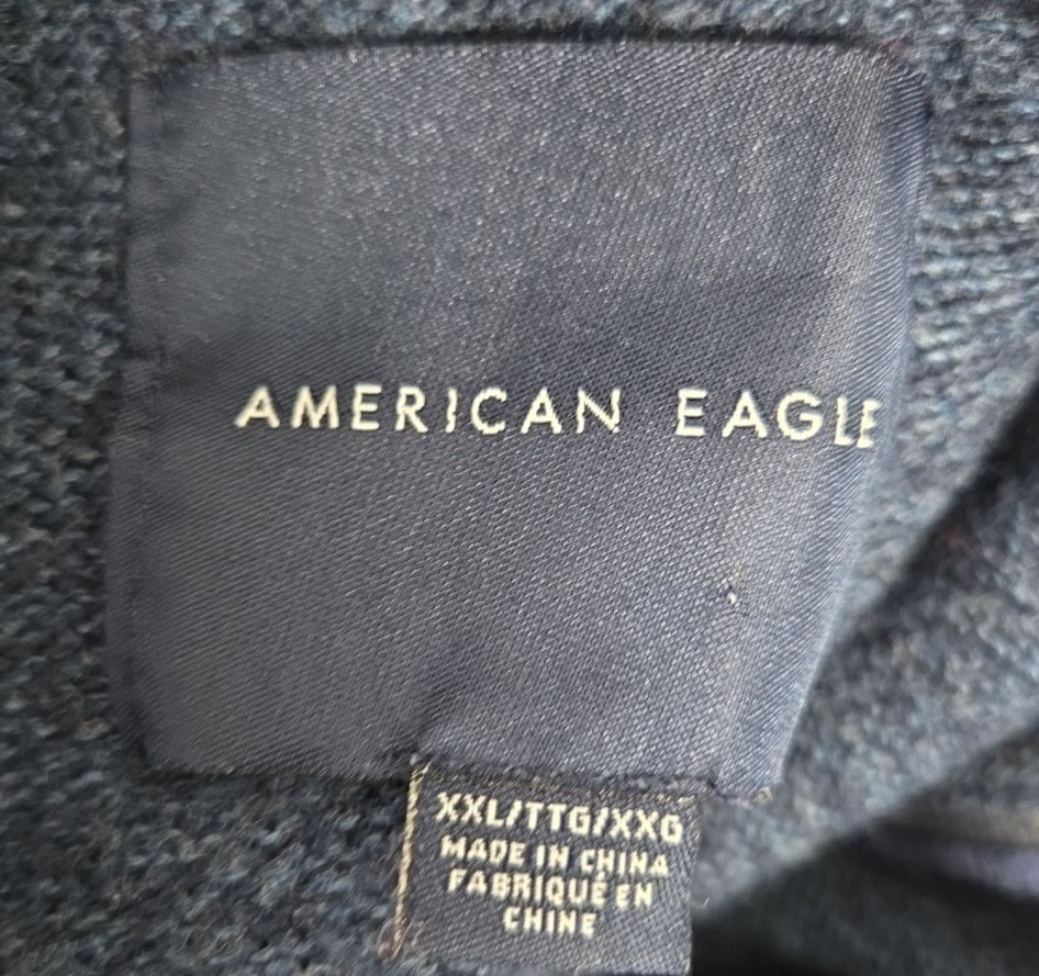 American Eagle Aztec Sweater Pullover Wool Blend … - image 8