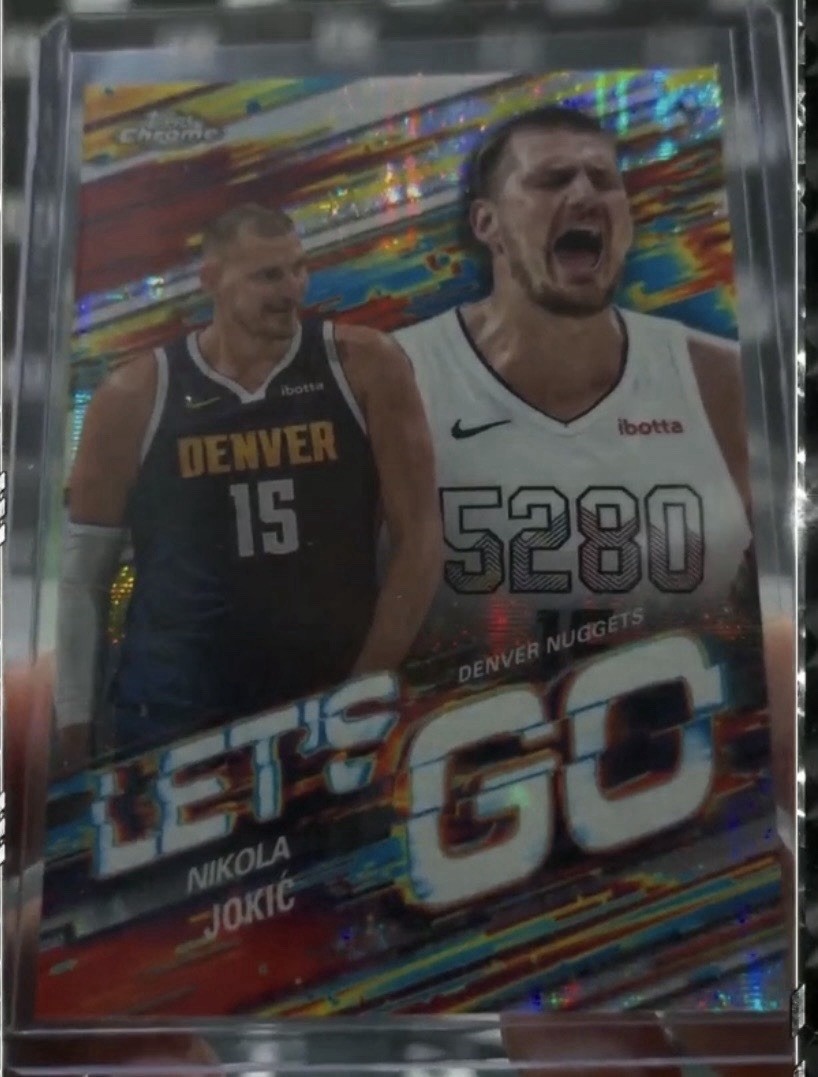 2025-26 Topps Chrome Basketball Nikola Jokic Let’s Go SSP Case Hit Nuggets