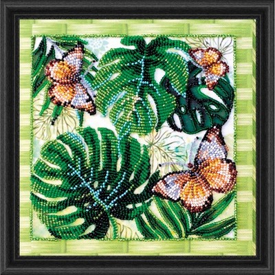 Abris Art Monstera Bead Embroidery Kit