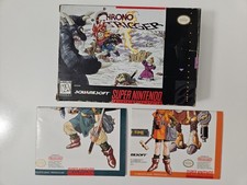 Chrono Trigger Authentic Box And Both Posters Super Nintendo SNES