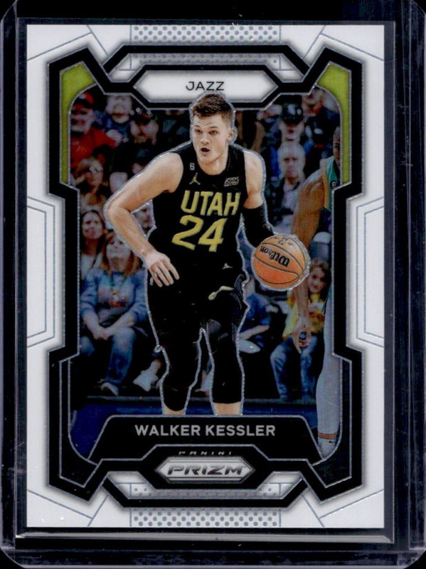 2023-24 Panini Prizm Walker Kessler Prizm White #/175 Jazz