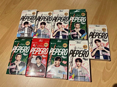Straykids - LOTTE Pepero Mix 8er Set 39 g (Original, Almond, White Cookie)