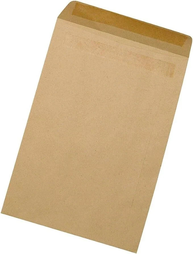 Q-Connect C5 Envelopes Pocket Self Seal 90gsm Manilla Pk 500 - - Image 2