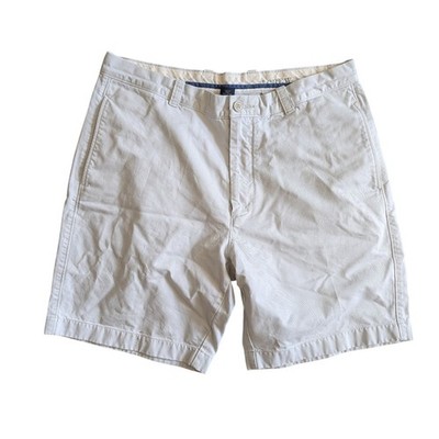 J. Crew Men's Broken-In Chino Shorts Regular Fit Khaki Stone Grey- Size 35W