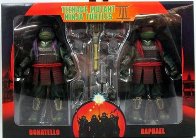 TMNT Ninja Turtles - NECA - 1993 Movie Donatello & Raphael ''Turtles Ninja III''