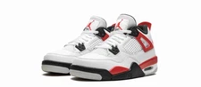 Air Jordan 4 Retro Grade School Red Cement 408452-161 Youth Size
