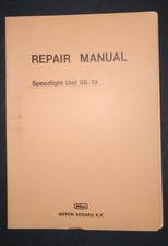 Nikon Speedlight Unit SB-19 Repair Manual Technicians English  Japanese