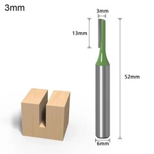 Edge Woodworking Tool Router Bits Milling Cutter Slotting Cutter Drill 3mm-1pc