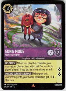 Edna Mode - Fashion Designer 54/204 Wilds Unknown Rare