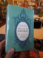 THE AGE OF JOHNSON BY FREDERICK HILLES. (Yale University Press. 1964) HARDBACK.