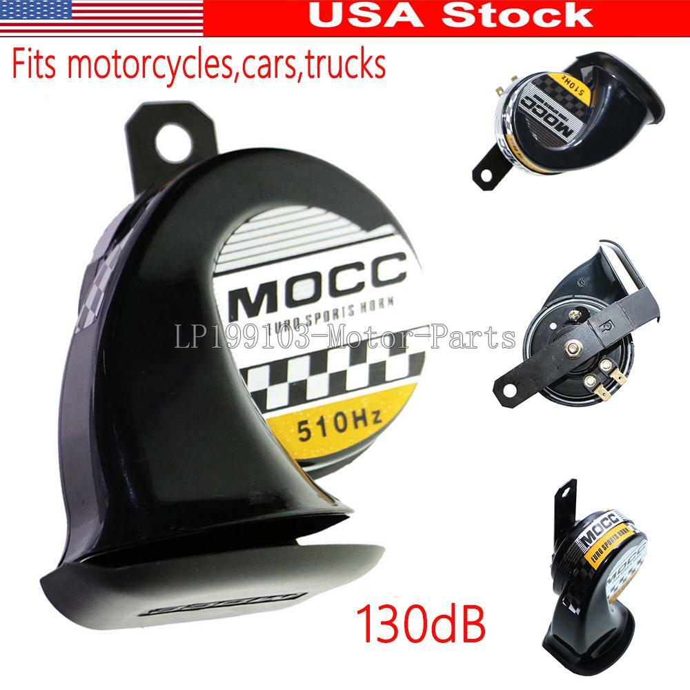 Black Motorcycle Horn For HarleyDavidson Sportster XL1200 XL883 XLH
