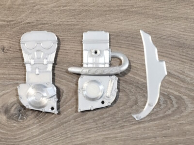 Engine side covers & fake frame piece for Losi Promoto R/C dirt bike ...