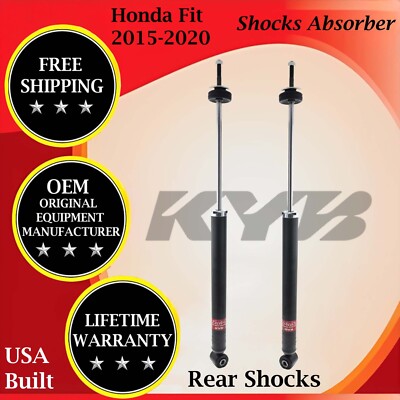 KYB Genuine OEM Rear Shocks For 2015-2020 Honda Fit 1.5L Lifetime Warranty