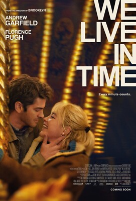We Live In Time movie poster - 11 x 17 inches - Andrew Garfield, Florence Pugh