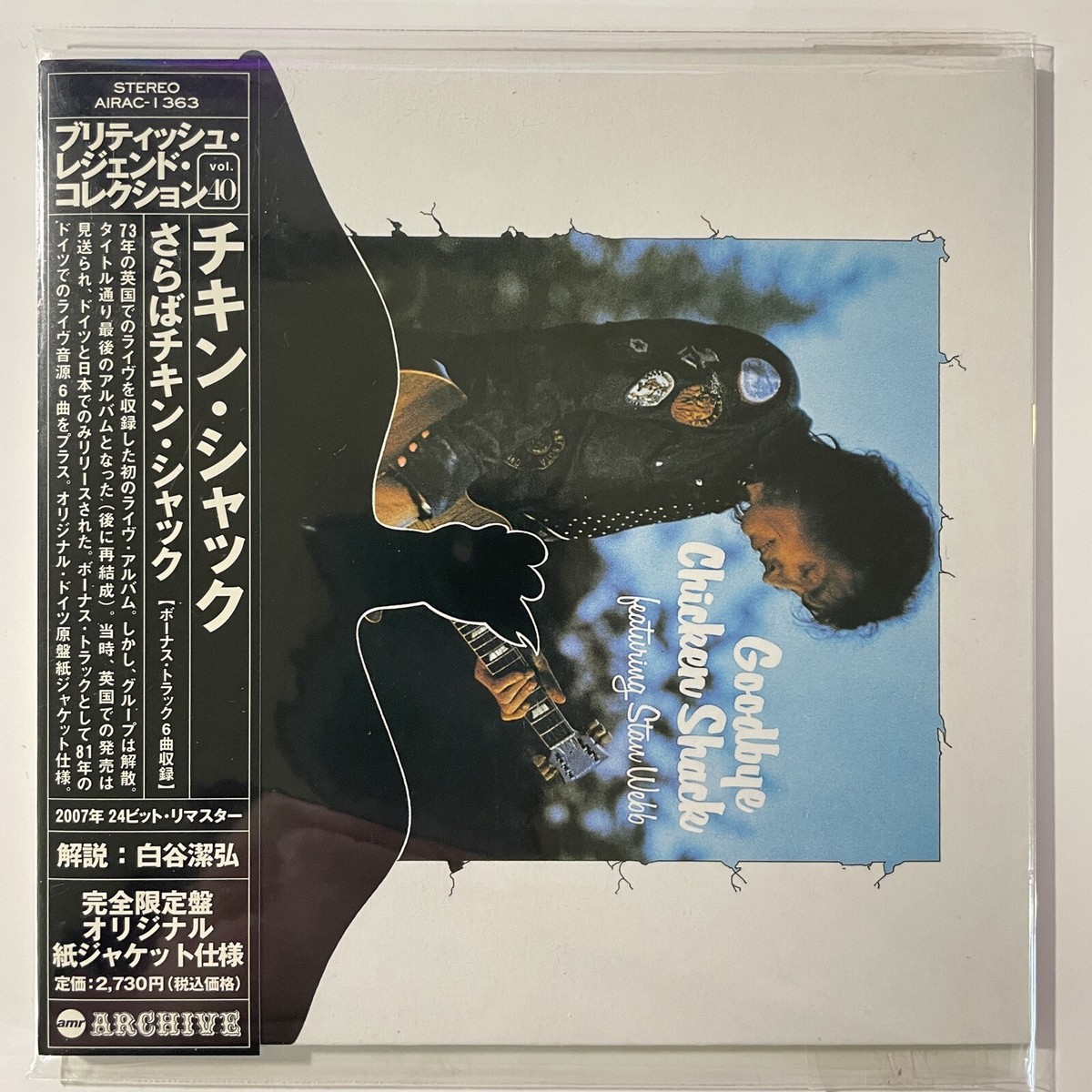 CHICKEN SHACK FEATURING STAN WEBB GOODBYE MINI LP JAPAN CD | eBay