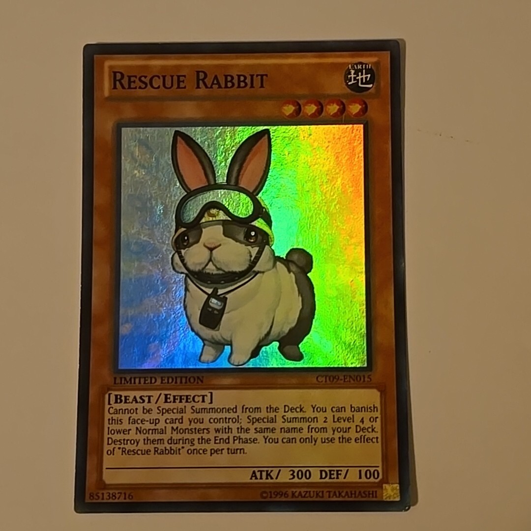 Yugioh - Rescue Rabbit - CT09-EN015 - Super Rare Limited Edition - | eBay