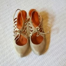Sachelle Sz. 8.5 Bohemian Strappu Tan Heeled Sandal Shoes