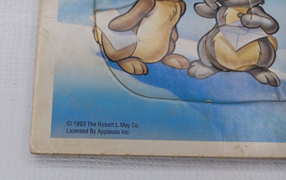 Golden Frame Tray Puzzle Rudolph The Red Nosed Reindeer Vintage 1993 eBay