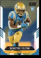 2021 Score Demetric Felton RC #319 Browns