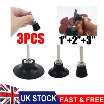 Holder 1/4'' Shank Fit Roll Lock Rotary Roloc Discs Pad1'' 2'' 3'' Sanding Disc