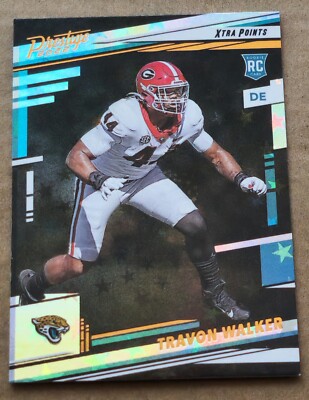 2022 Panini Prestige Rookies Xtra Points Astral #337 Travon Walker (RC)