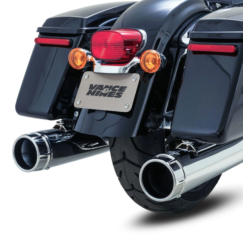 Vance & Hines Torquer 450 Slip-On Mufflers For 1995-2016 Harley Davidson Touring - Image 2 of 4