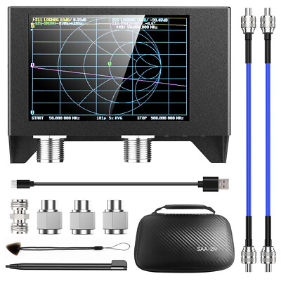 NanoVna SAA-2N V2 Antenna Analyzer 50KHz-3GHz Vector Network Analyzer Phase 4''