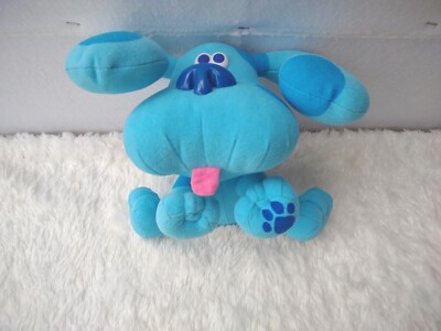 Vintage Blues Clues Pose-A-Blue 8'' Plush Fisher-Price Tyco 1997 Stuffed Animal