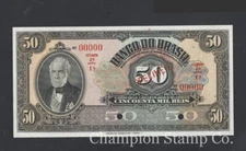 Brazil Banknote Specimen Catalog 119s 