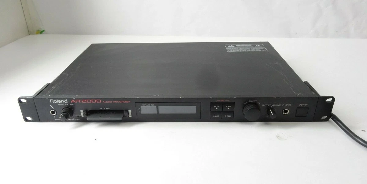 Roland AR-2000 Pro Audio Broadcast Recorder, Rack Mounted | eBay
