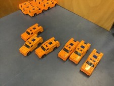 6 Square body chevy Hot Wheels Rescue Ranger Unit Splatter Paint Orange loose