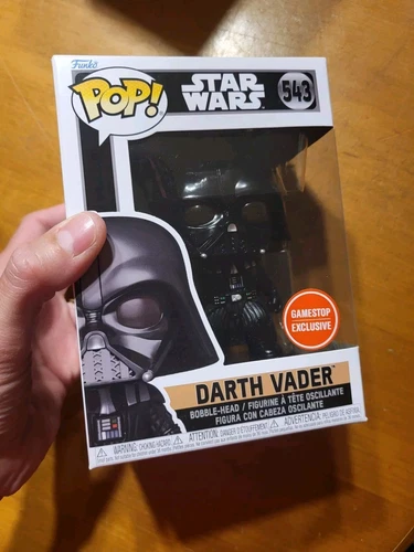 Funko Pop Star Wars DARTH VADER #543 GAMESTOP EXCLUSIVE BOBBLE HEAD READ