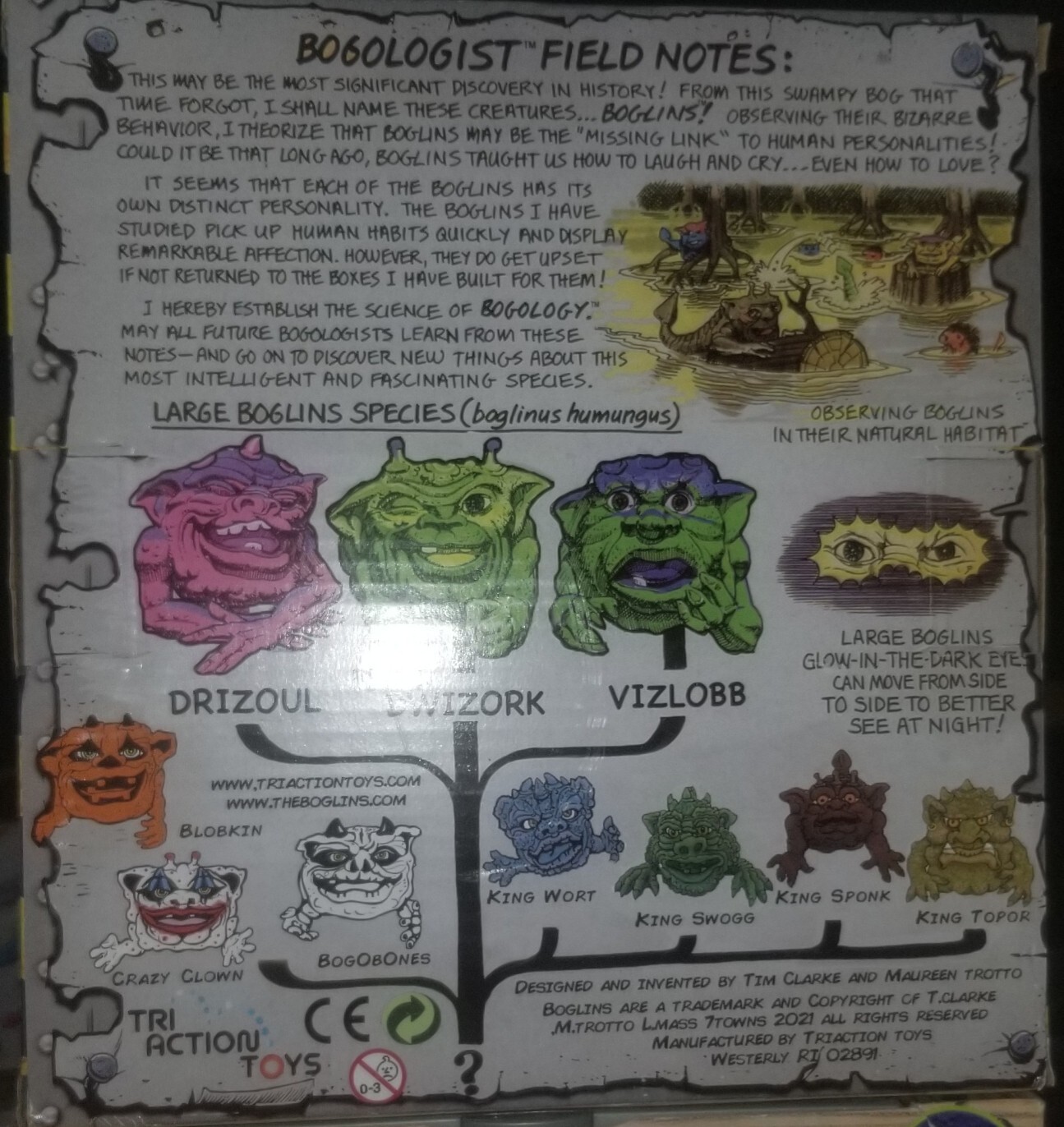 BOGLINS Alien DRIZOUL First Visitation Tri Action Toys NEW IN BOX