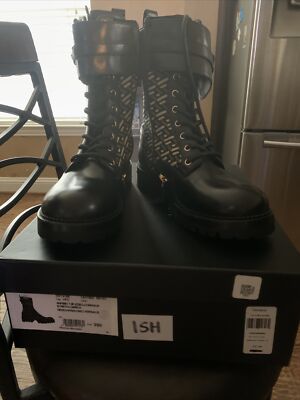 Versace Greca Versace Delphi Boots NWT VERSACE GRECA Military